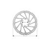 Hydraulic Brake Set High Density Sensitive Wear Resistant Mountain Bike Disc Brake Kit for Replacement