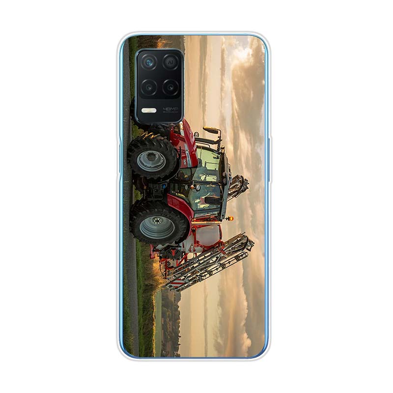 Cool Tractor Car pro Realme 8 8i V3 V5 GT Neo Flash Edition Explorer Master Neo2 Narzo 30 50i 50A C21Y Pouzdro na telefon