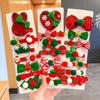 Deer Horn Christmas Hairpin Set Children Bow Hairpin  Christmas Costume Dress Up