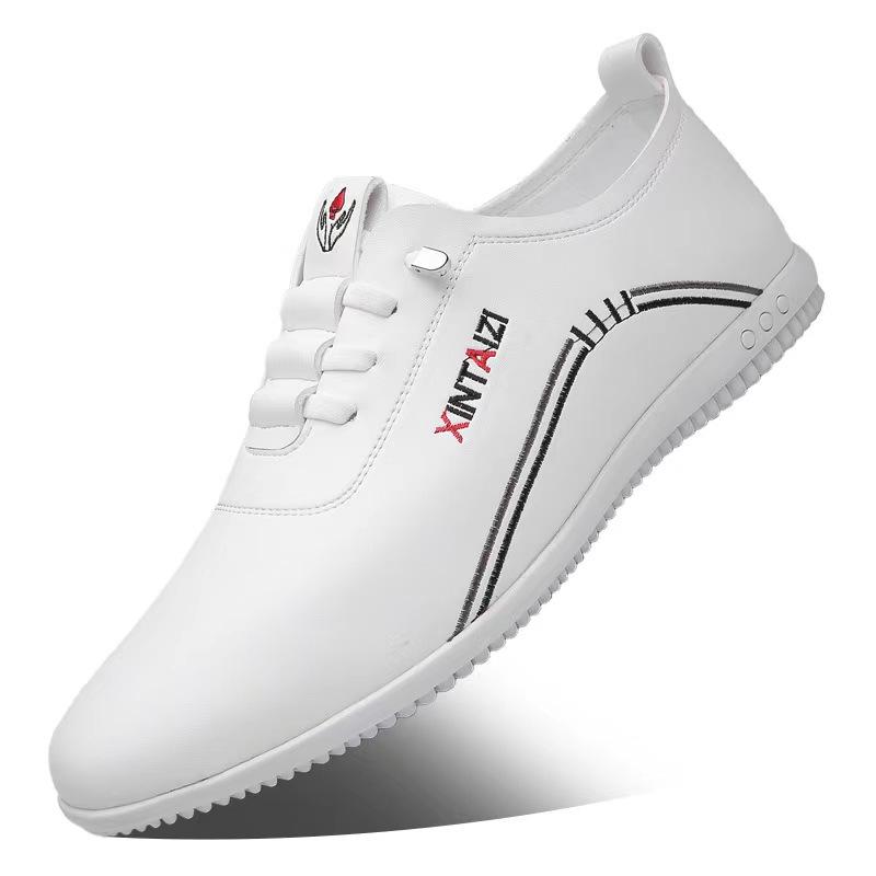 Męskie Skórzane Buty Casual Lekkie Miękkie Podeszwy Buty do Jazdy Wsuwane Mokasyny dla Mężczyzn Biznesowe Rekreacyjne Skórzane Buty Mokasyny