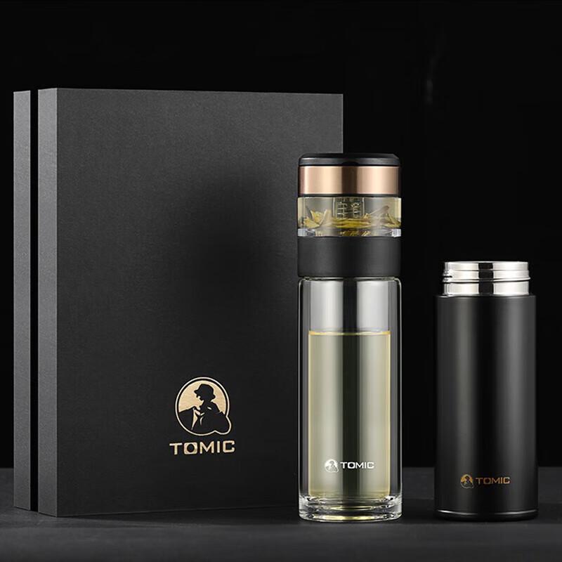 TOMIC Glass Ceramic Tea Infuser Cup Set