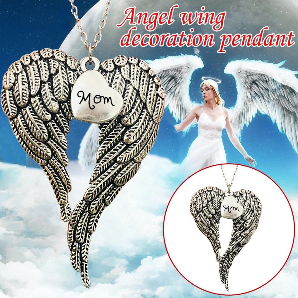 Christmas Tree Heart Angel Wings Ornament Hanging Decoration Memorial Gift Xmas Present