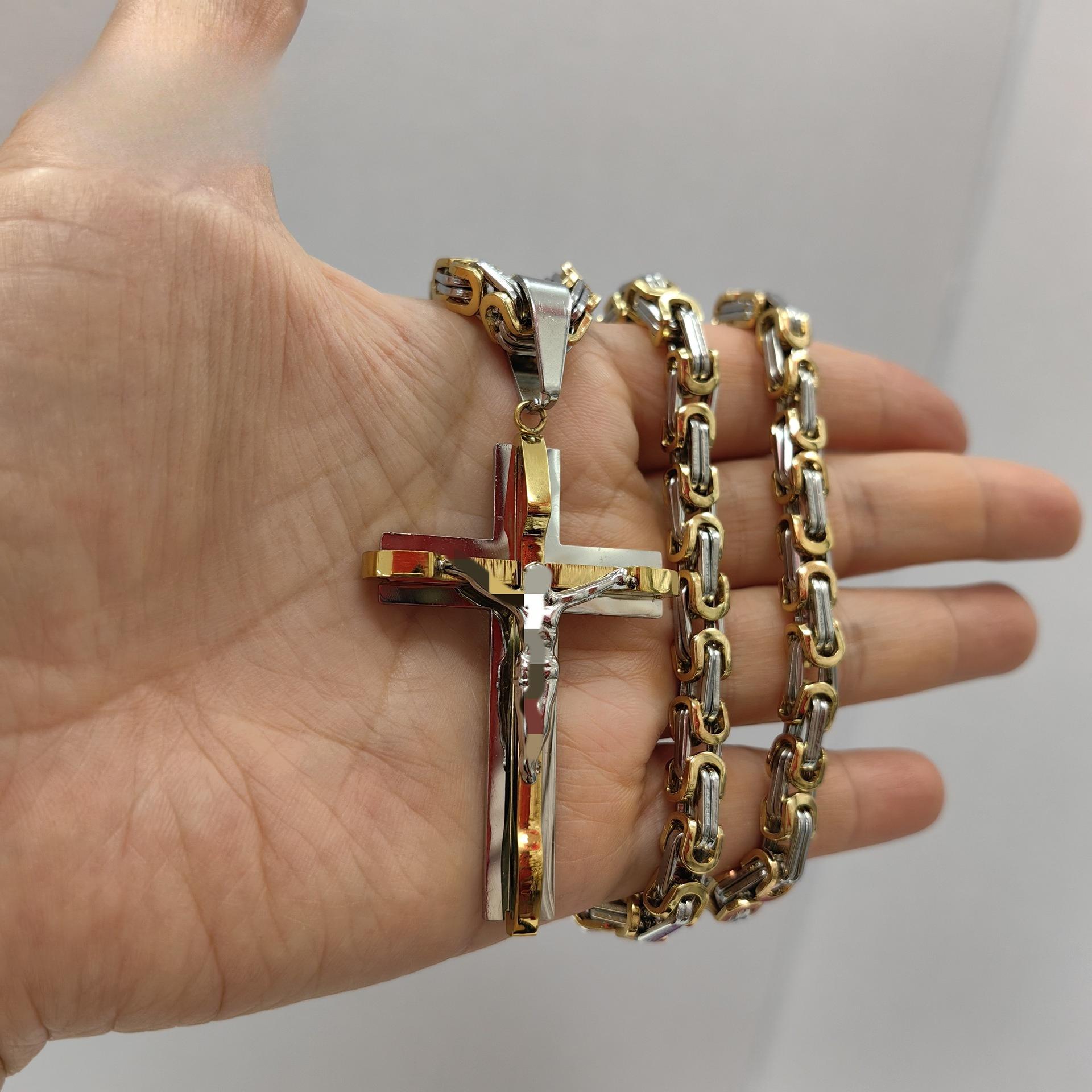 2026 Европейская и американская модная тенденция Персонализированное мужское ювелирное изделие Ожерелье Кулон Ювелирные изделия 6MM+55CM