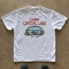 Camp Crystal Lake Vintage Horror Tee | Friday the 13th Slasher Movie Shirt