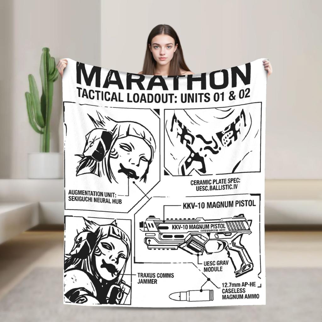 Game Marathon Fashion Blanket Multiple Sizes Soft and Lightweight Throw Fashion Blankets for Couch Sofa and Bed