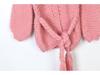Women's European & American Style Lantern Sleeve Tassel Cardigan - Handmade, Thick, and Cozy for Fall & Winter