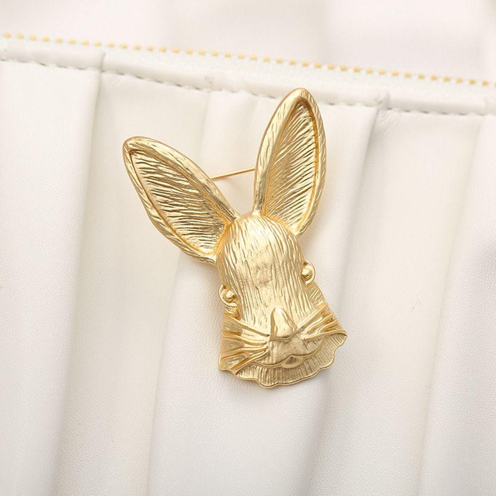 Pins New Year Brooches Chinese Style Brooches Rabbit Brooches Metal Brooches Badges Pin Korean Pin