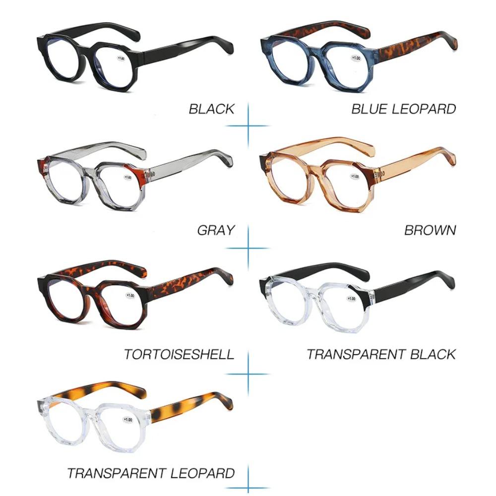 Men's Irregular Anti-blue Light Presbyopia Glasses Fashionable Polygonal Luxury Designer Eyeglasses Comfortable Eye Protection