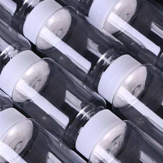 10ks 15ml prázdná pilulka Vzorek léku Pevný Pouzdro na prášek Zásobník na láhev