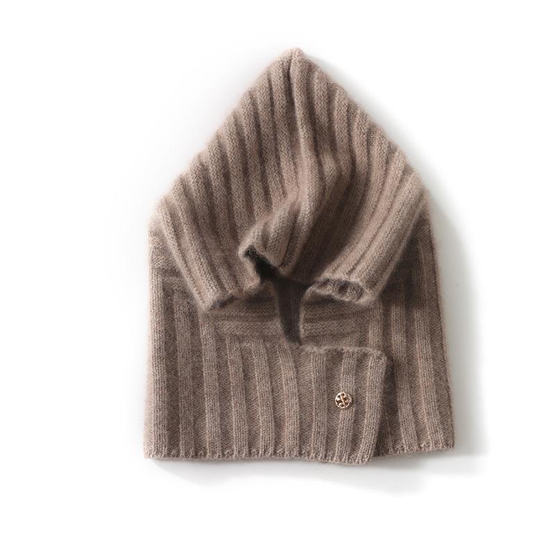 2025 Autumn/Winter Unisex Cashmere Wool Hat for All Ages - Warm, Casual Head Covering