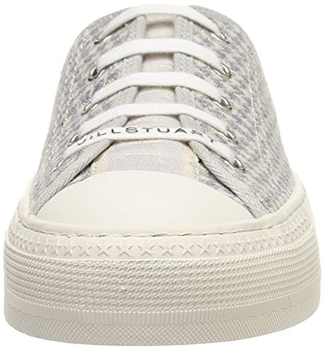 JILL STUART SHOE Women's Lace-Up Sneakers 6366 LGY/ 22.0 cm E
