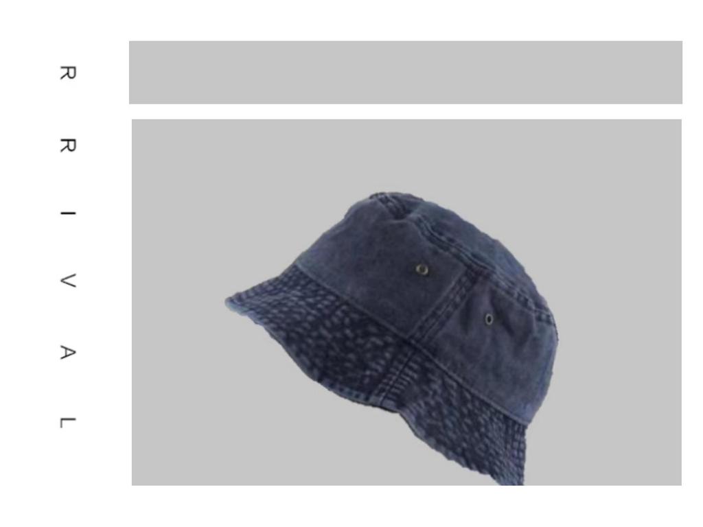 Hong Kong Style Retro Distressed Washed Denim Fisherman Hat - Spring/Summer Fashion, Breathable Bucket Hat for Couples.