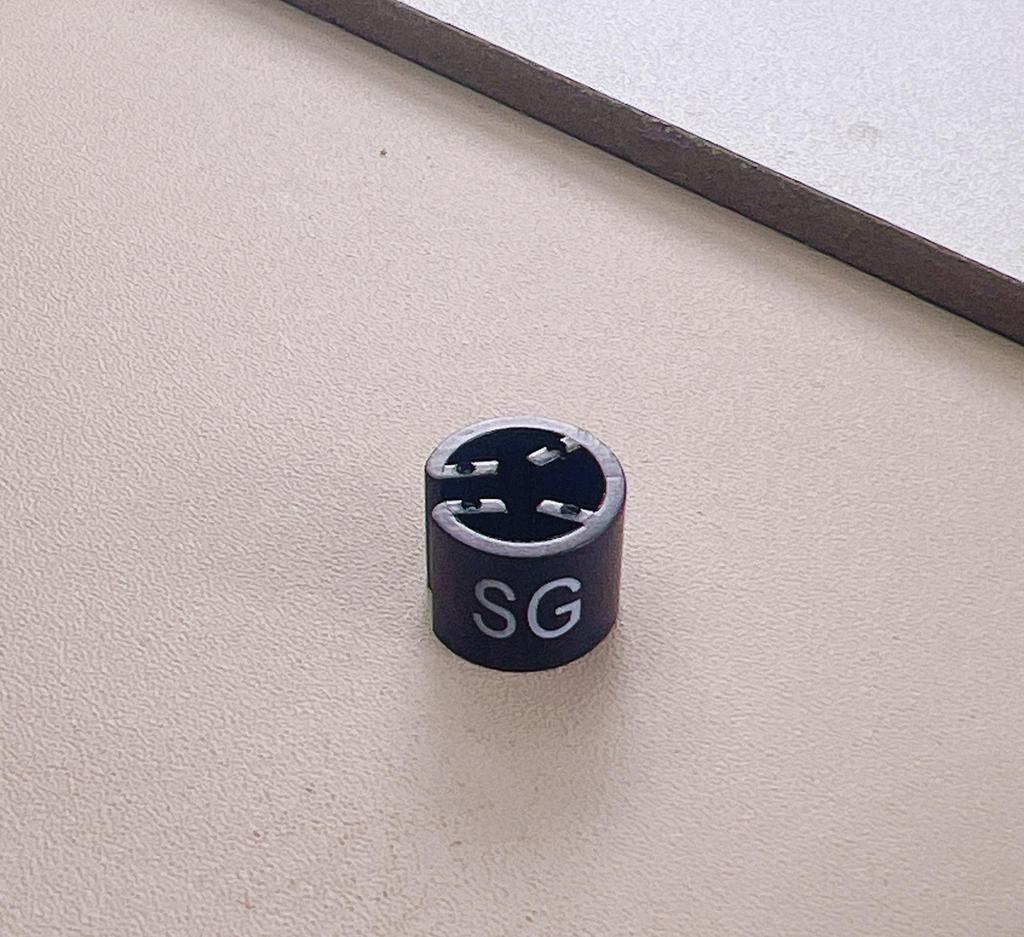 Double-Sided Round Clothing Size Marker Clip for Adult & Children Hangers