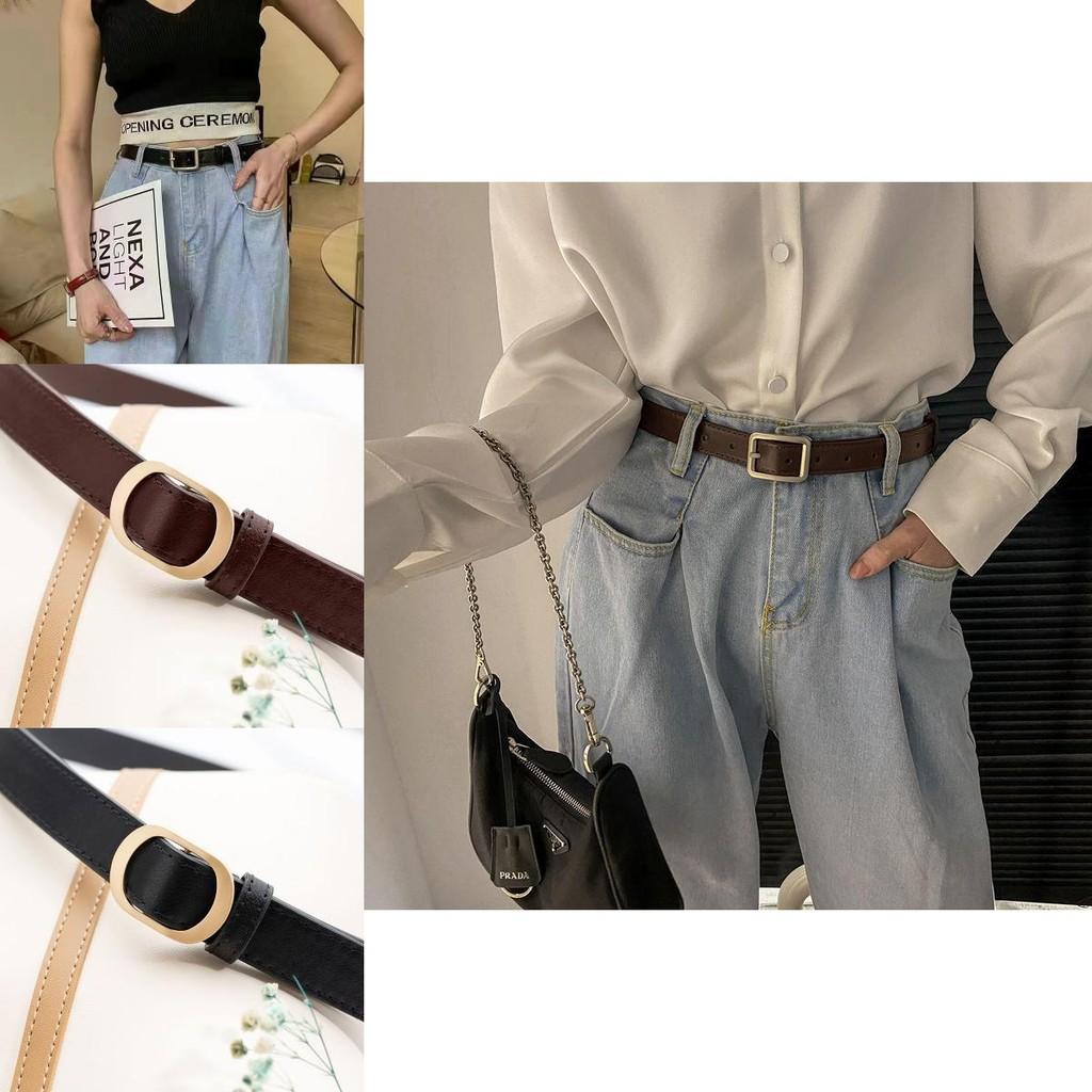 Womens Pu Classic Belt In Multiple Colors Ideal For Casual And Dressy Styles