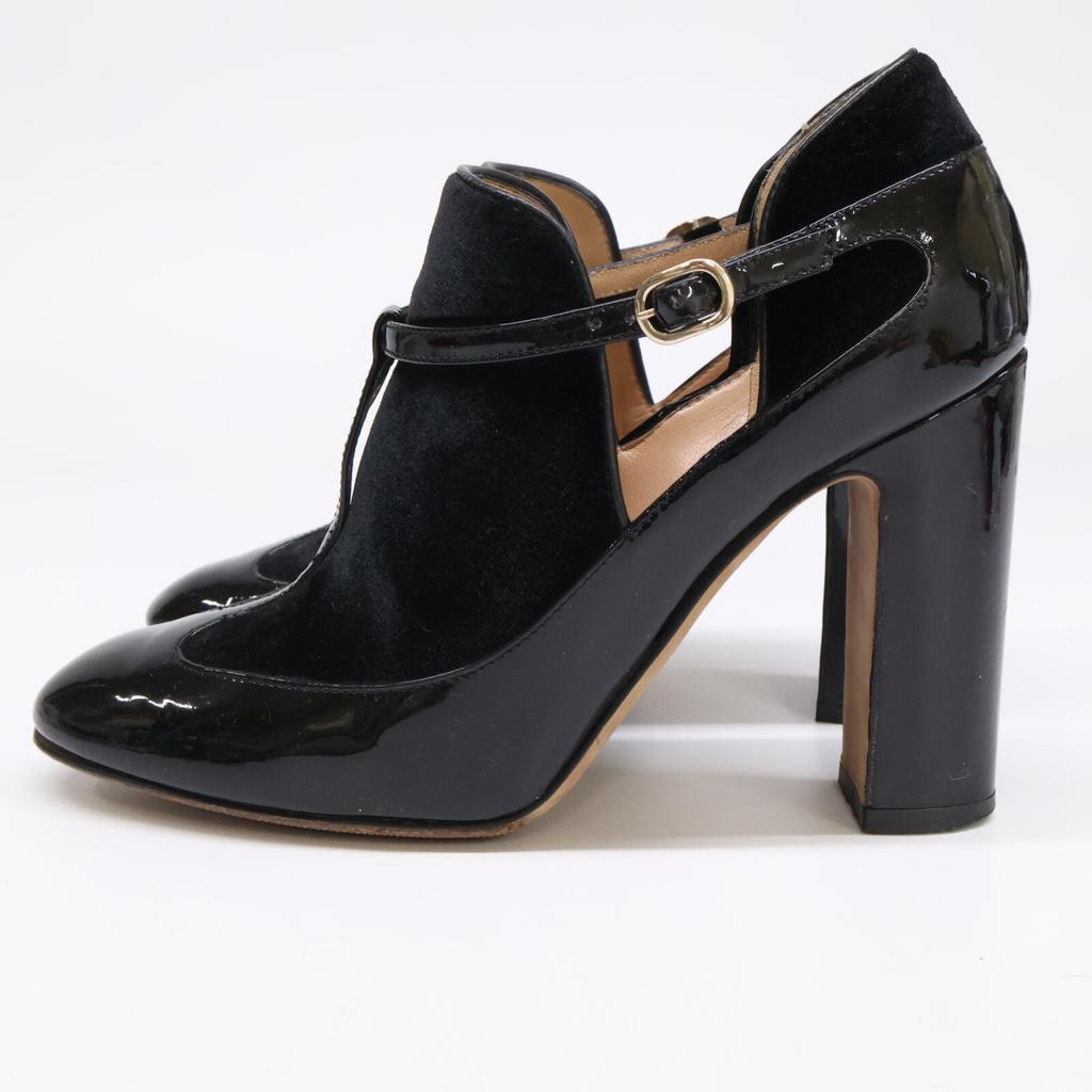 Valentino Garavani Velour Booties shoes 36 blackUsed