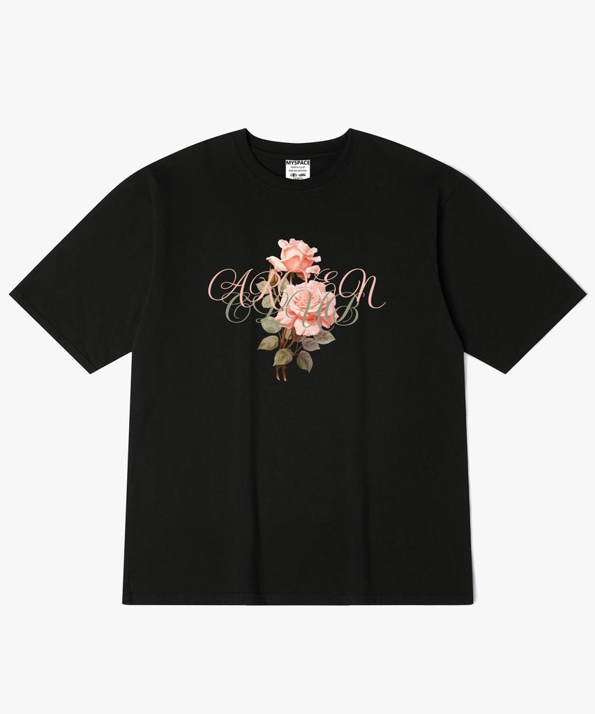 Aleubenkeulleob Arven Rose Short Sleeve T-Shirt