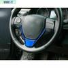 For Toyota Corolla 2014 2015-2018 Car Console Steering Wheel Cover Blue Titanium