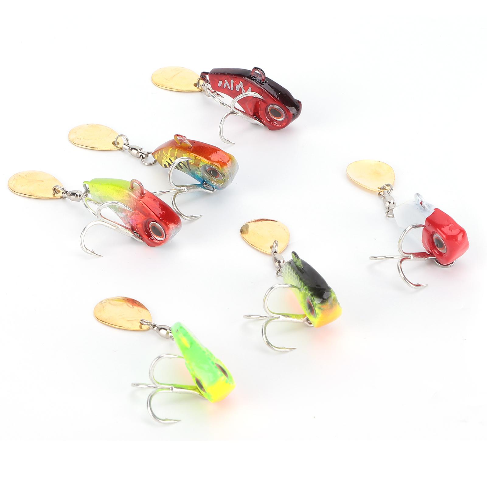 Metal Mini VIB with Spoon Fishing Lure 22g Fish Hooks Fishing Tackle  Sinking Bait Lure