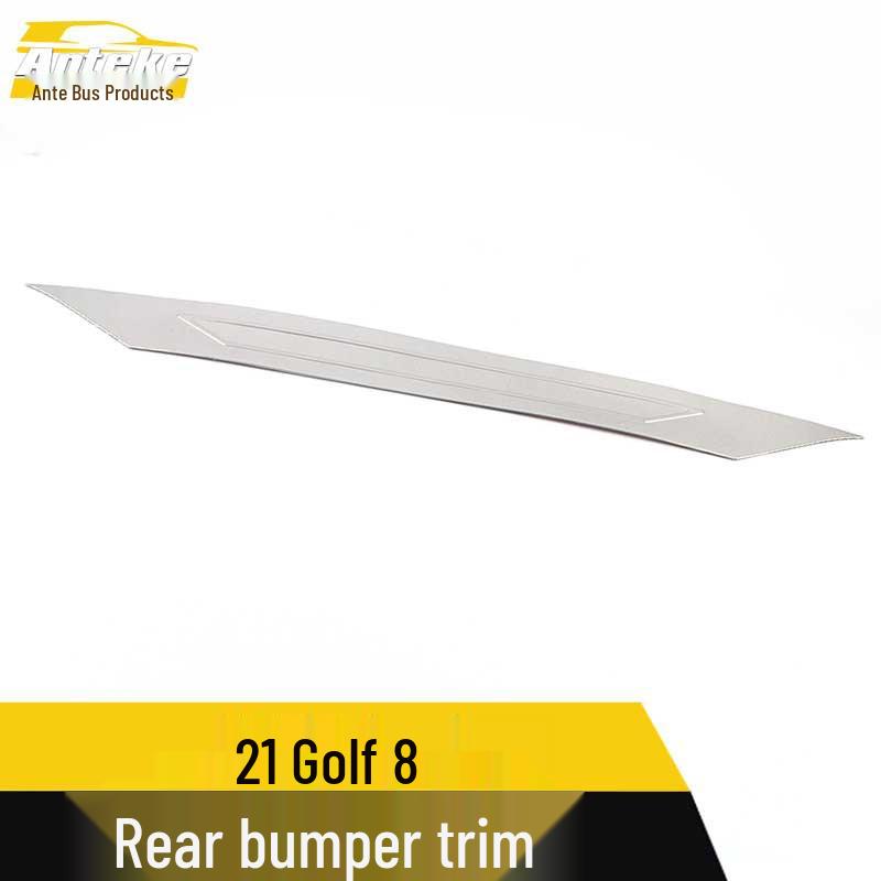Golf 8 Rear Bumper Trim Anti-Scratch Decorative Sticker for 2021 Model