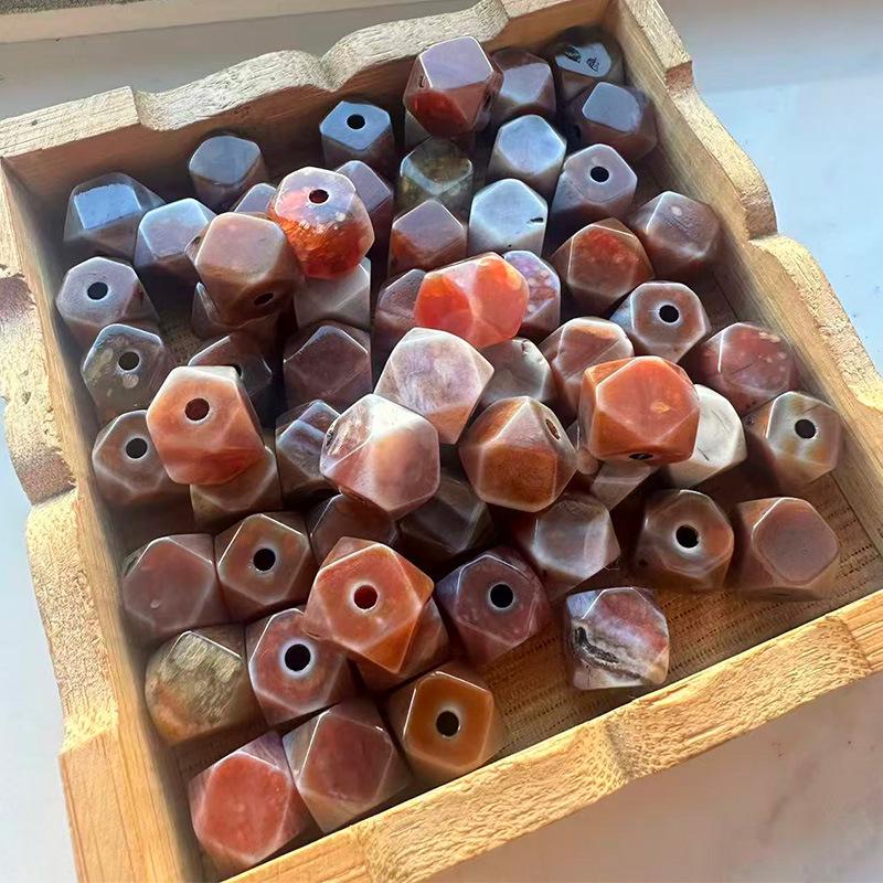 11×12mm Milk Skin Calcified Dragon Scale Agate Beads for DIY Jewelry.