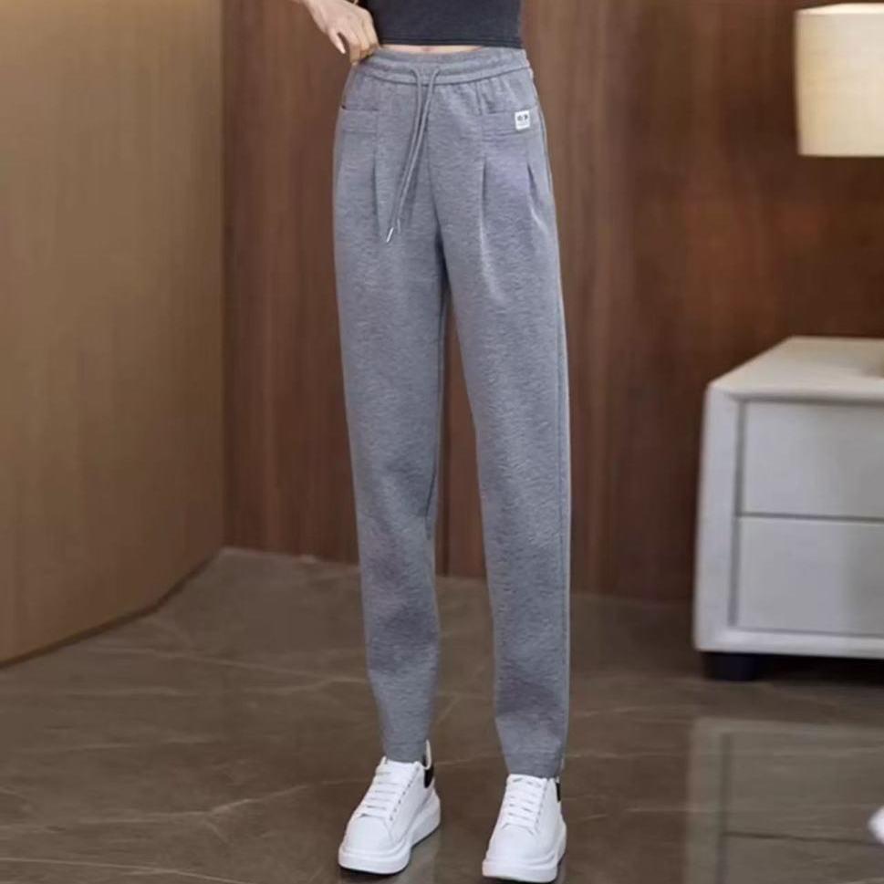 2025 Women s High-Waist Radish Pattern Slimming Harem Sweatpants - Petite Fit, Casual & Versatile M