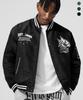 Drix Shark Logo Patched Varsity Jacket_3Color