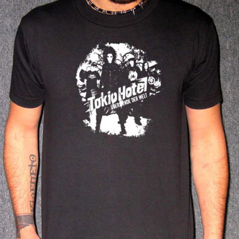 Tokio Hotel Tshirt Gerunisex Emo Rock Band Mtv Music Tee