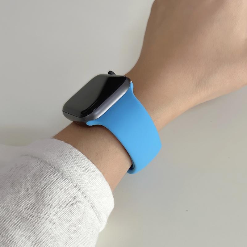 Straps For Watch 10 46 Mm 49mm 44 Mm 45mm 40mm 42mm 41mm 38mm Sport Bracelet iWatch Series 9 8 7 SE Ultra 2 Silicone Band