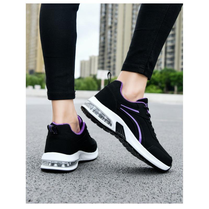 Autumn New Women's Shoes Fashionable and Comfortable Sports Shoes Thick Soled Fly Woven Mesh Casual Sports Women's Shoes