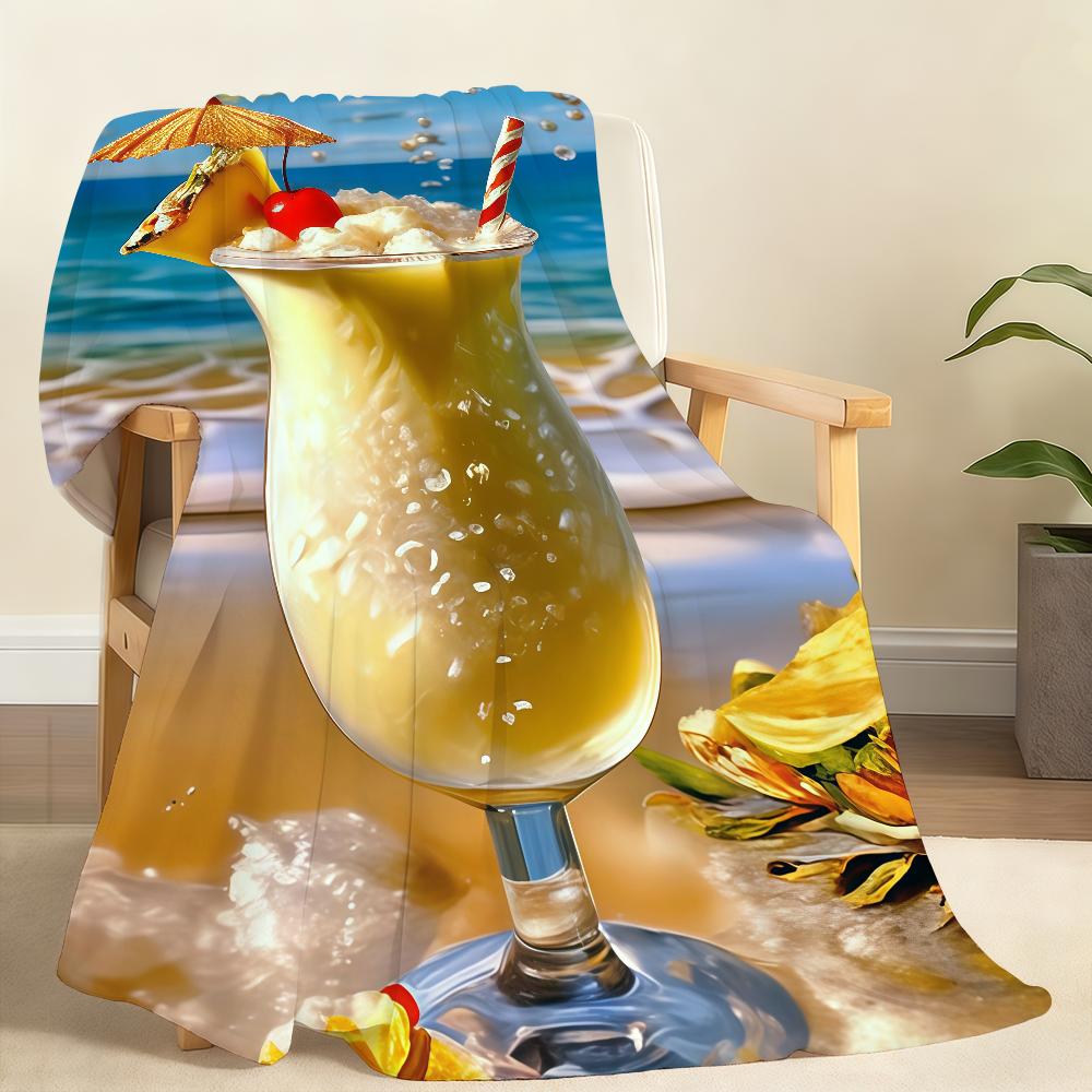 Summer Roostertail Blanket Soft Throw Blanket for Home Bedroom Bed Sofa Picnic Travel Office Rest Cover Blanket Gift