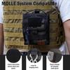 VIPERADE VE12 Foldable EDC Organizer Molle Tool Tool Utility EDC Pocket Organizer for Outdoor and Everyday Use Pouch, Bag, Tri-Fold Pouch, (Black