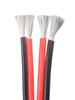 Ultra-Soft 2-Core Silicone Wire, High-Temp Resistant, Red & Black, 24-8 AWG