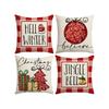 New Autumn Printed Pillow Cover Linen Printed Letters Home Living Room Sofa Cushion Pillow Cover