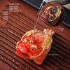 Color-Changing Golden Toad Monk Ornament for Tea Ceremony Decor