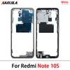 Tested For Xiaomi Redmi Note 10S 10 4G 5G Housing Middle Frame Case Middle Frame Bezel Plate Replacement Parts With Side Key