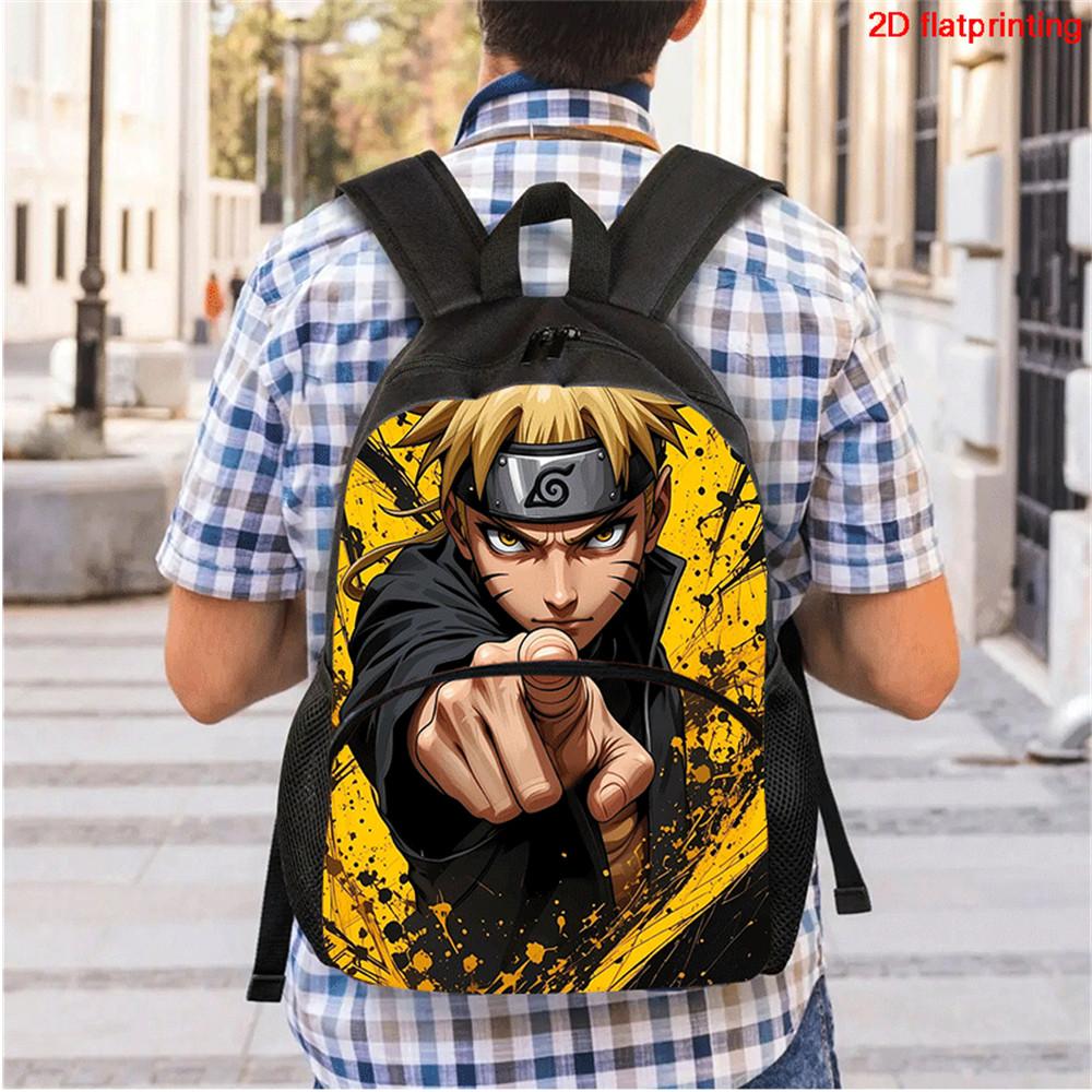 Comic NARUTO 15-inch Lightweight Everyday Backpack Features Adjustable Back Straps Plus Is Suitable For Boys And Girls Aged 5-10