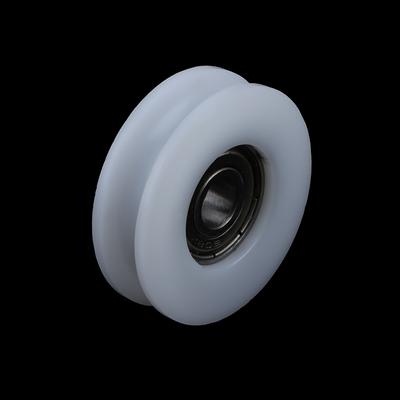 Innovative And Practical 8*40*11.5Mm 608Zz Package Plastic Wrap Pom Line Wire Rope Pulley Bearing Pulley White U Groove