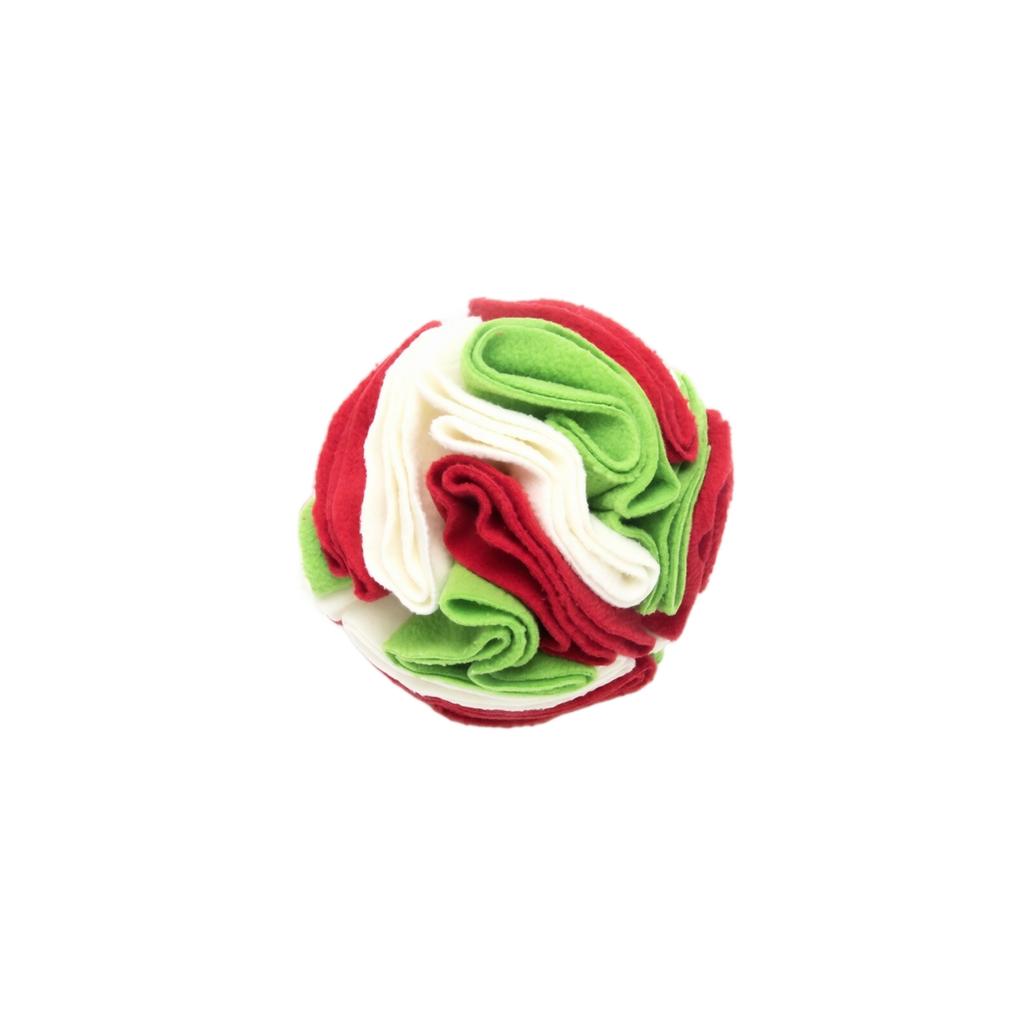 Interactive Snuffle Ball for Dogs Pet Sniffing Toy Slow Feeder Treat Puzzle Ball Durable Soft Material Enrichment Activity for Pets