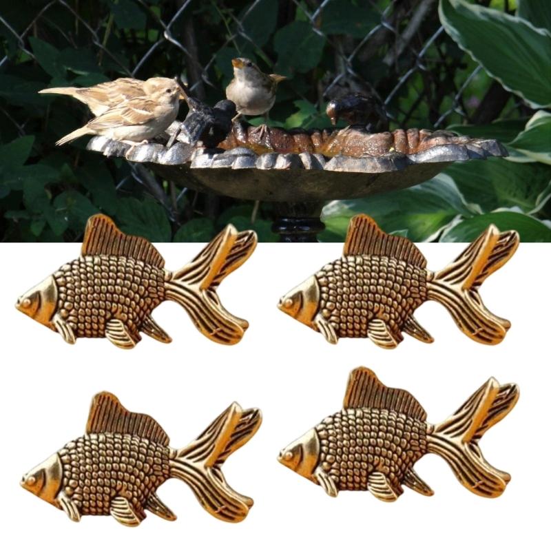 Natural Copper Fish Disks For Bird Baths Maintenance Algae Control Decorative Garden Ornaments