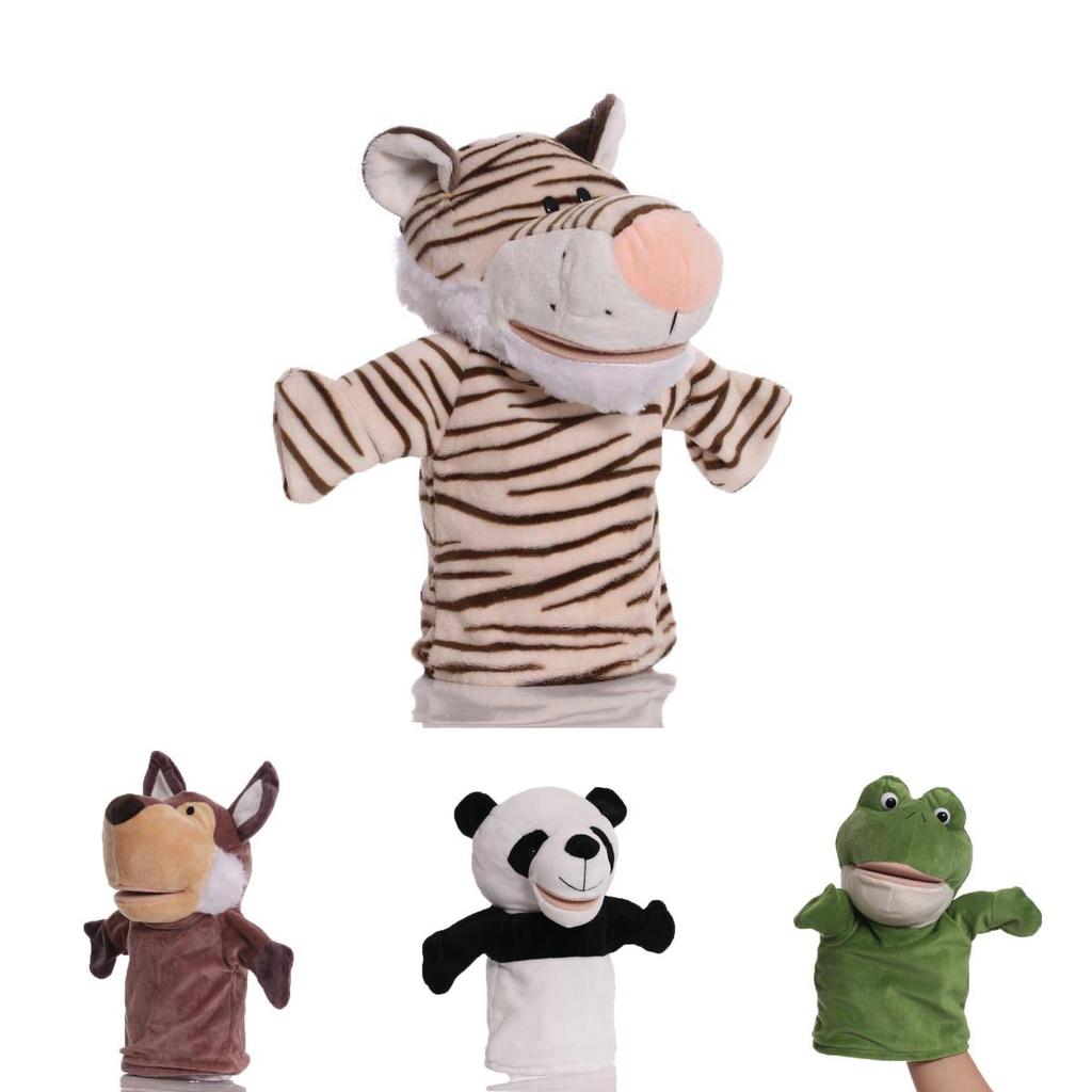 Delightful Plush Hand Puppets With Movable Mouths In Various Adorable Animal Styles