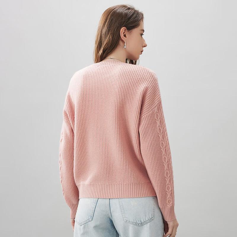 Kemon Boca 2025 A/W Women's Thickened Loose-fit Round Neck Wool Sweater