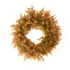 Artificial Fall Wreath for Front Door Autumn Orange Leaf Wreath Farmhouses Indoor Outdoor Window Wall Door Home Decors