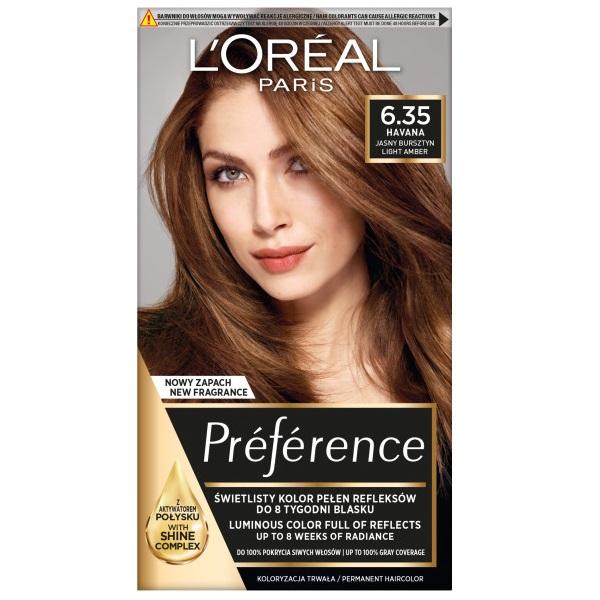 L'Oreal Paris Preference Havana Series: 6.35 Rich Deep Brunette Permanent Hair Dye