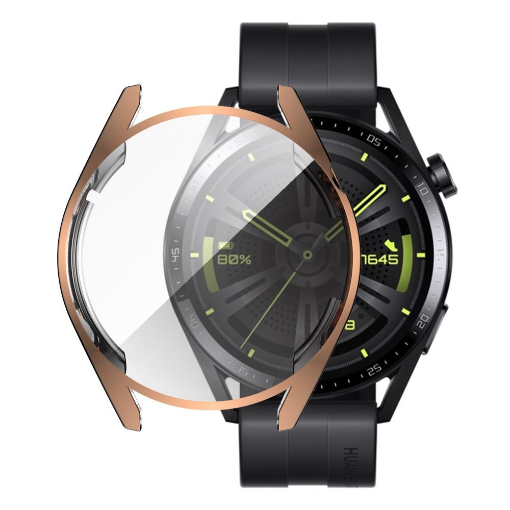 2-in-1 Case with Screen Protector for Huawei Watch GT 3 42mm, Rose Gold