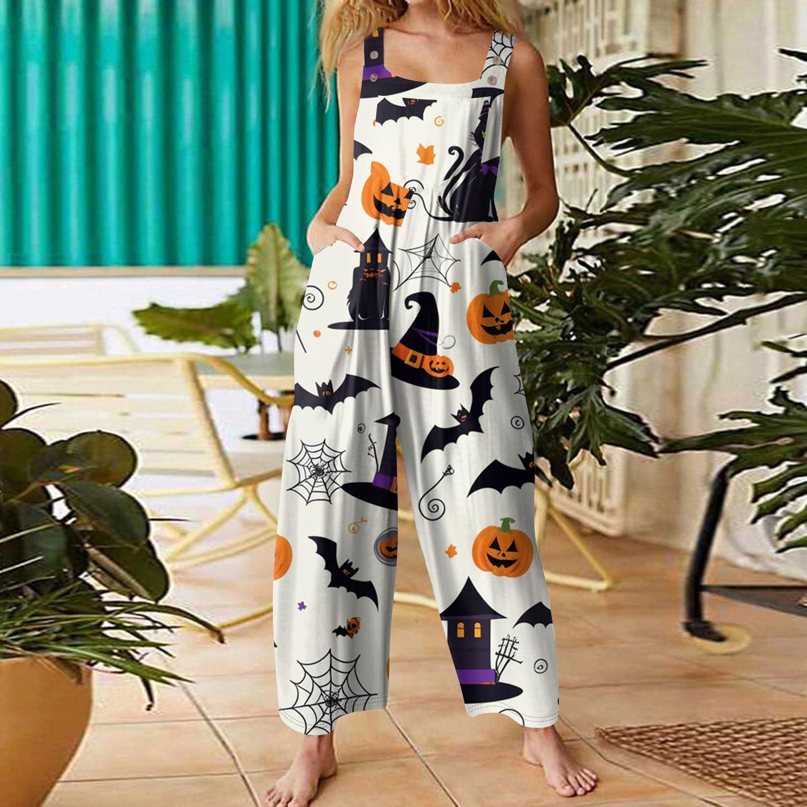 

Женская мода ул.. Повседневный свободный ретро-комбинезон с подтяжками и принтом ко Дню Святого Патрика XL