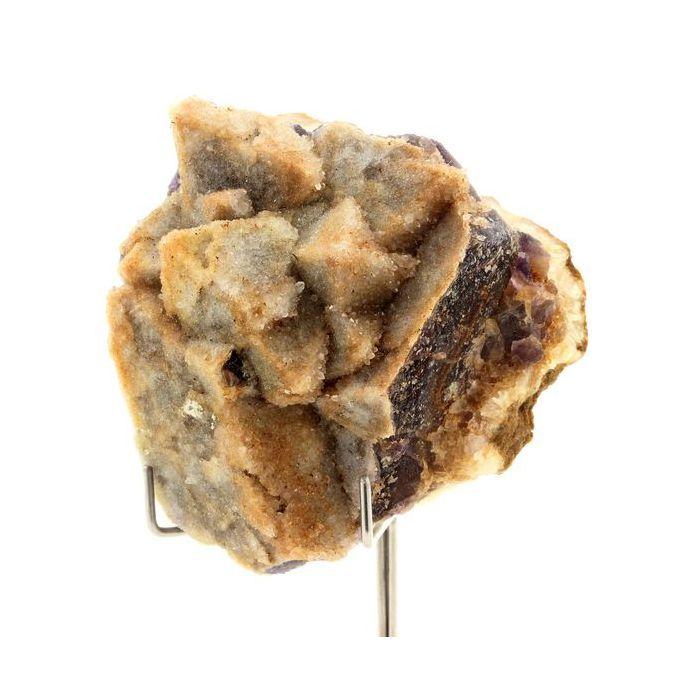 Pierres et Minéraux. Fluorite + Quartz. 1153.0 ct. Mine de Fonsante, Var, France.