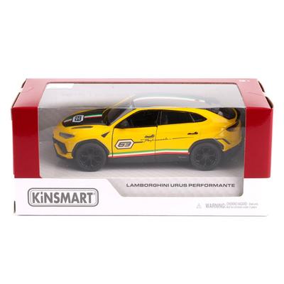 KINSMART LAMBORGHINI URUS PERFORMANTE KT5447W, YELLOW, 1pc