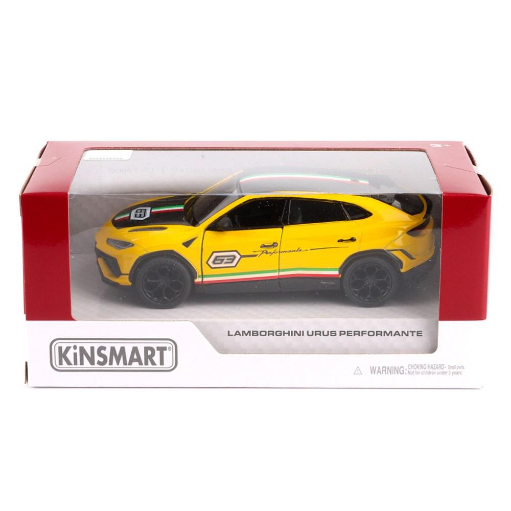 

KINSMART LAMBORGHINI URUS PERFORMANTE KT5447W, ЖЕЛТЫЙ, 1шт