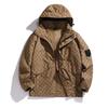 Herren Armee Kampf Softshell Kapuzen Bomberjacke