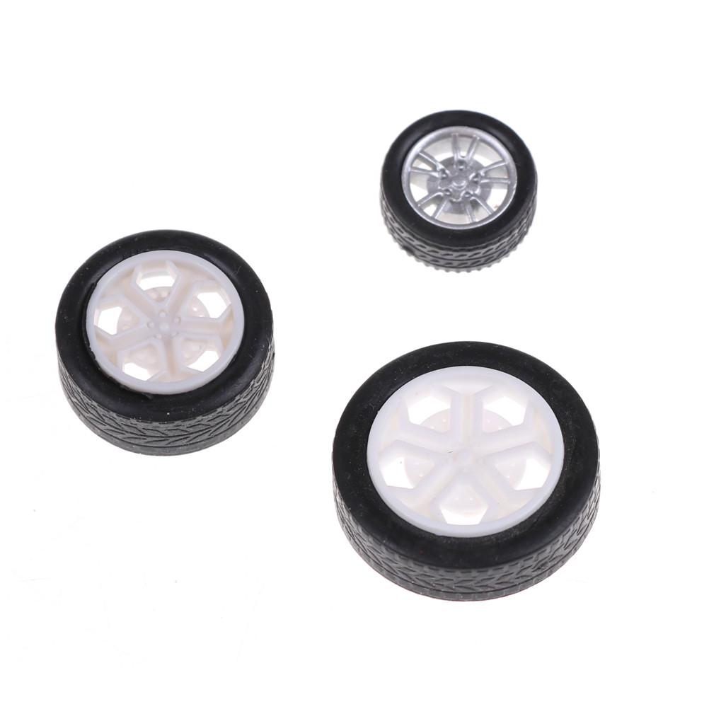4Pcs Rubber Tire Wheel Rc Model Toy Car Accessories Dia16Mm 22Mm 26Mm 38Mm 48Mm